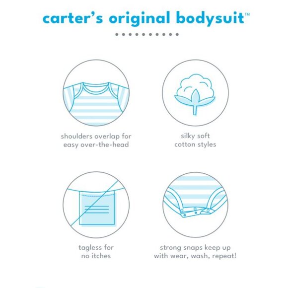 NWT Carter's Baby 5-Pack Animal Tank Bodysuits - Picture 11 of 11